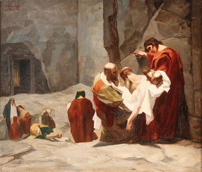 Bruno Piglhein - La sepoltura di Cristo
